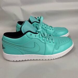 Men’s Nike Air Jordan 1 Low Hyper Turquoise- size 11
